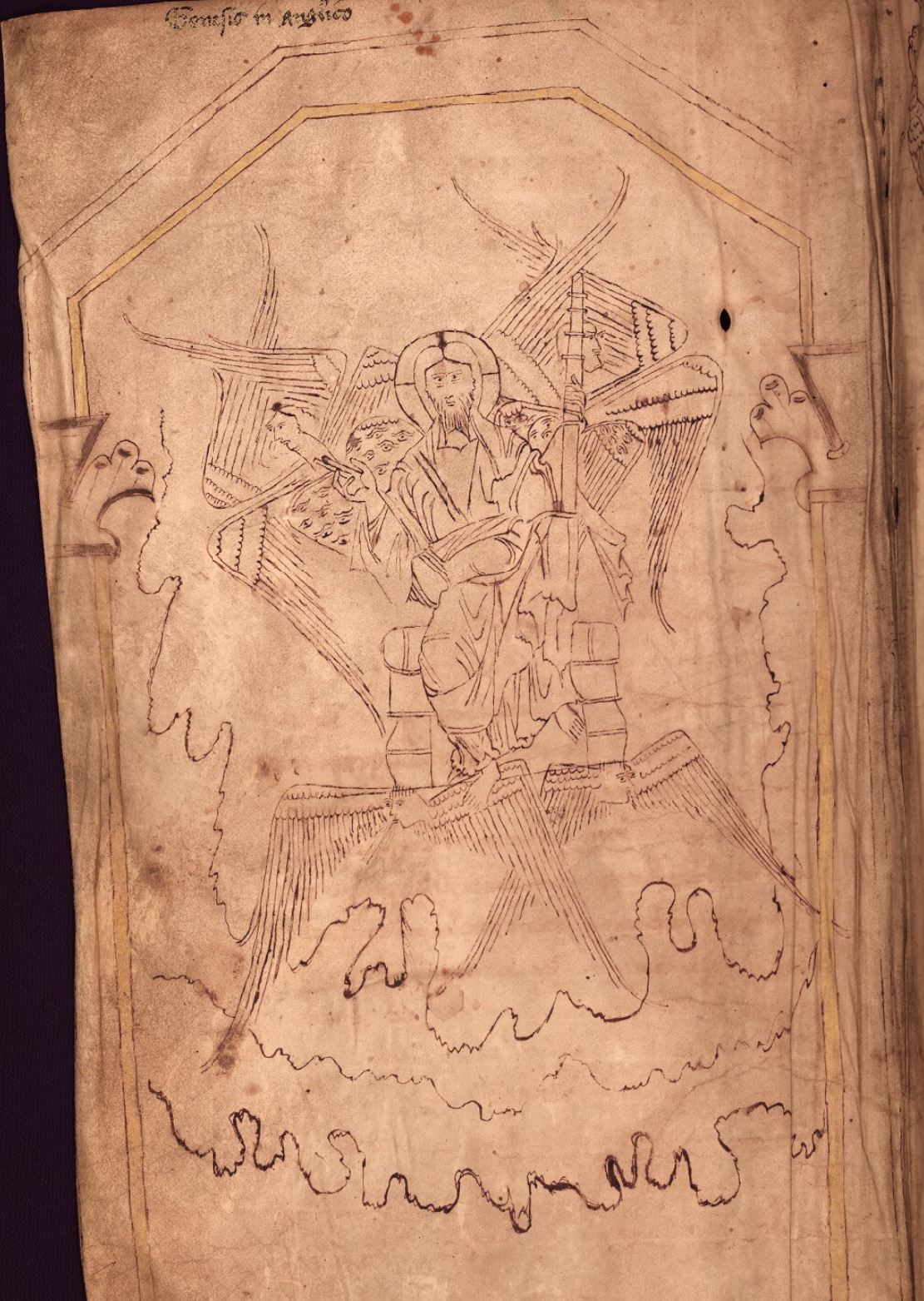 Genese de Caedmon Canterbury 1000 Bodleian Library MS. Junius 11 p II