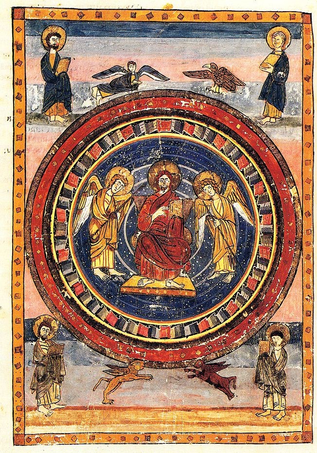 Maiestas Domini Codex Amiatinus 692-716 (fol. 796v), Firenze, Biblioteca Medicea
