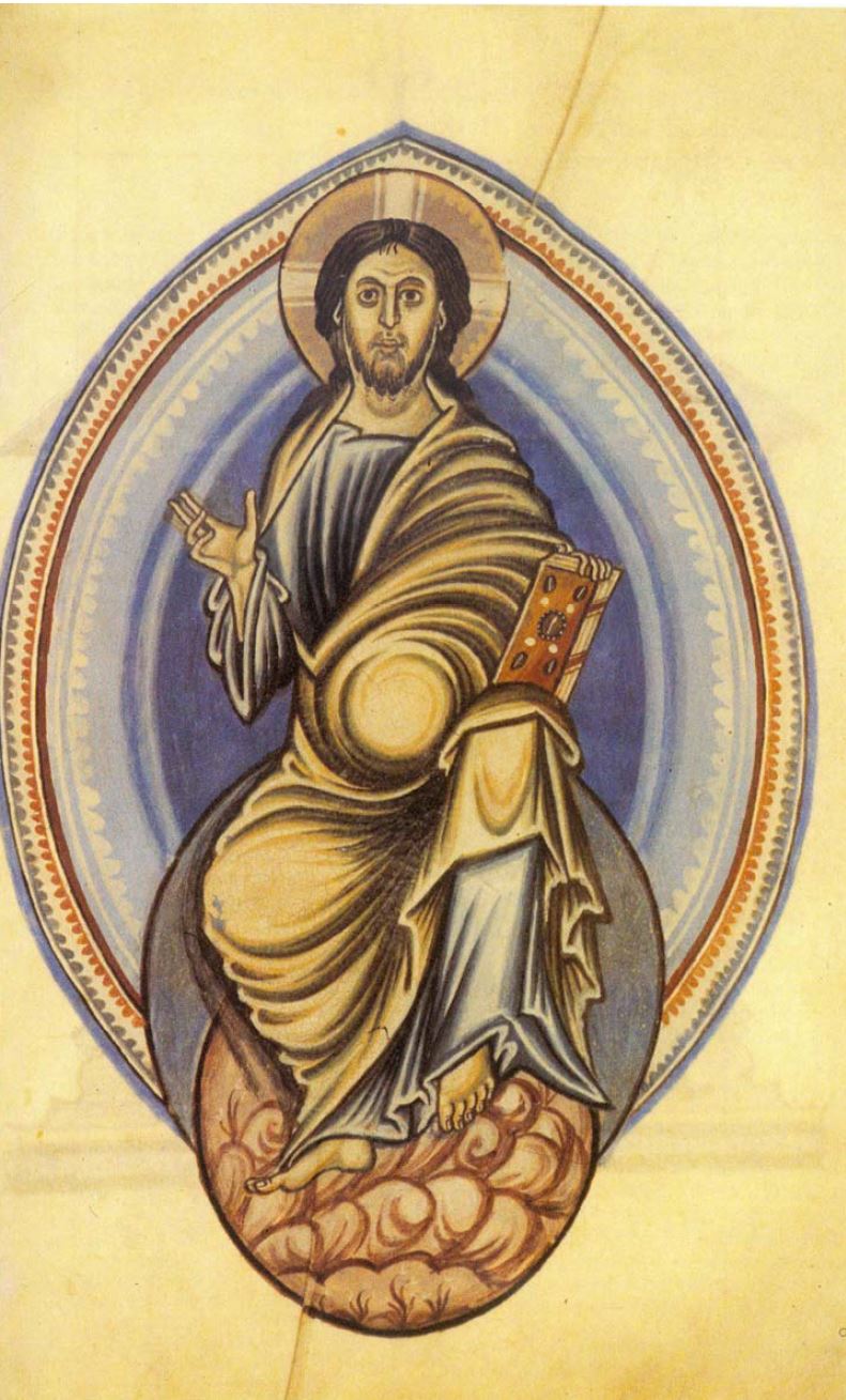 1000 ca Evangeliaire de Santa Maria ad Martyres Coblence , Landeshauptarchiv , ms . 701-81 fol 22