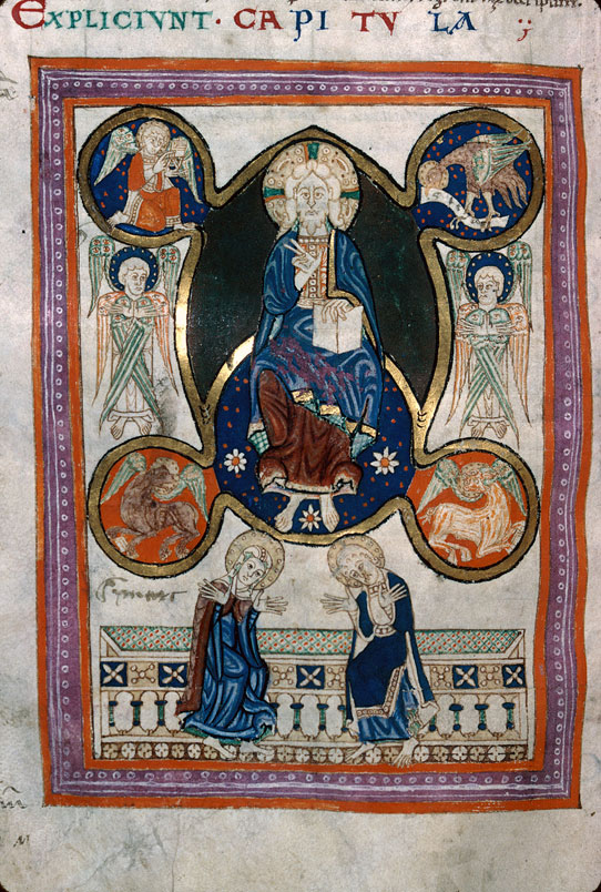 1100 ca Vita et miracula s. Mauri Troyes, BM ms. 2273, fol. 43v IRHT