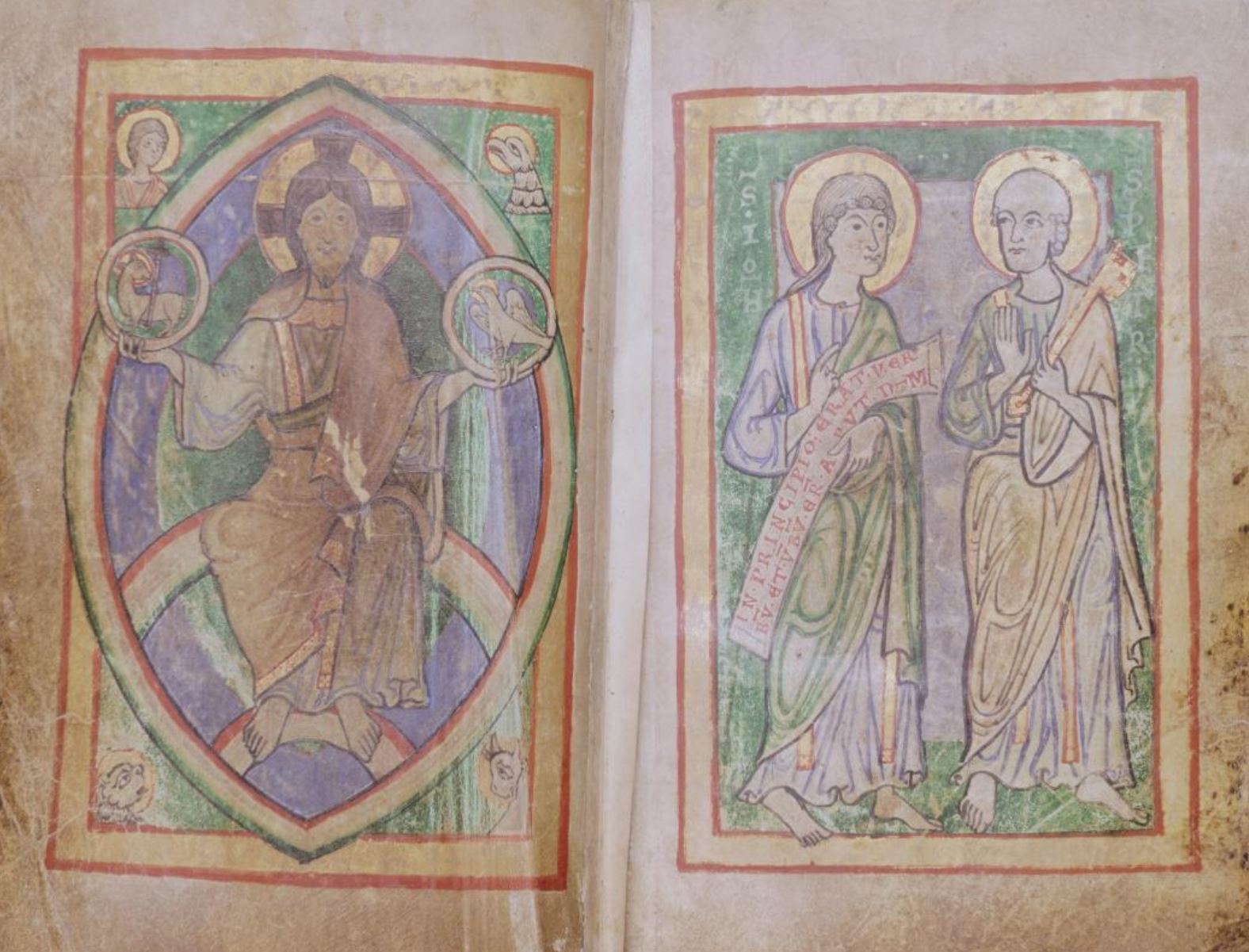 1140 ca Evangeliar aus St Aposteln Koln Rheinisches Bildarchiv W 244 fol 12v