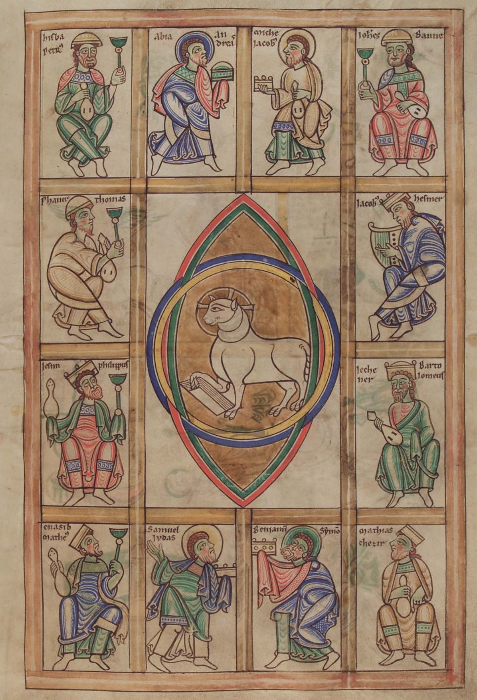 1150-75 Liber floridus Herzog August Bibliothek Cod. Guelf. 1 Gud. lat 2 11r Apocalypse