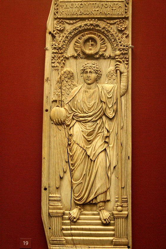 525-550 Archange-Byzantine_ivory British Museum