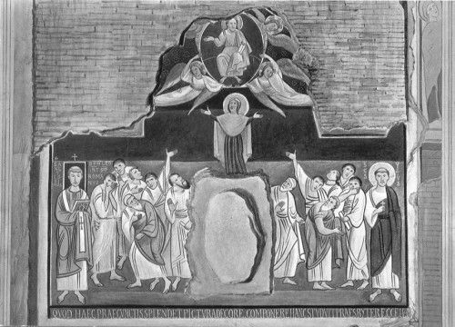 847-855 Ascensione di Cristo,basilica inferiore S. Clemente, Roma