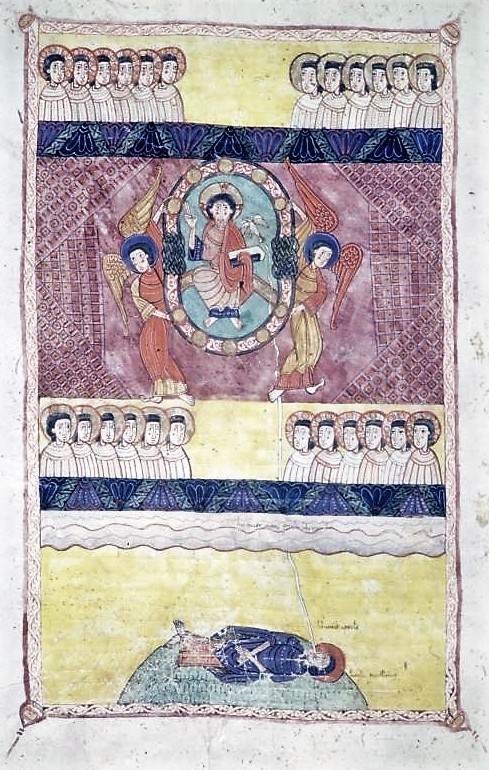 Beatus d'Osma, 1086 ca, Archivo de la Catedral, Cod. 1 La vision des vingt quatre vieillards