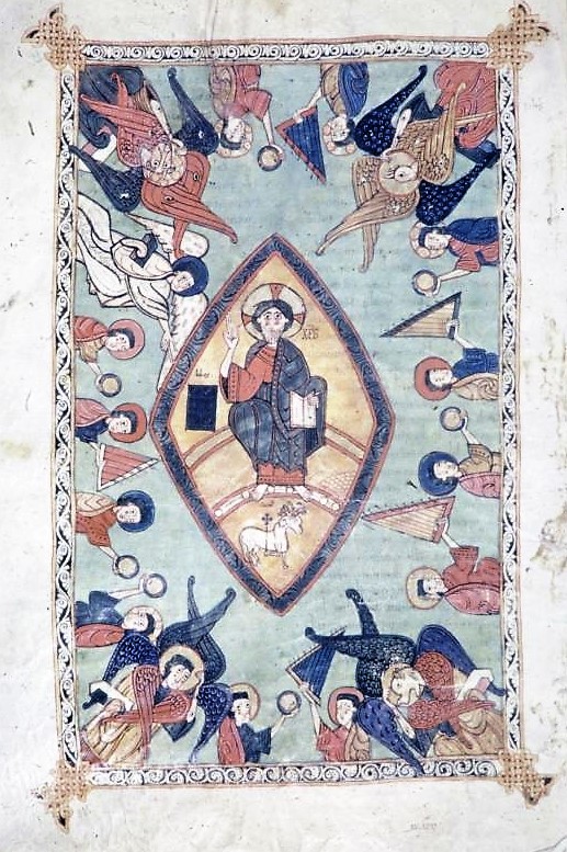 Beatus d'Osma, 1086 ca, Archivo de la Catedral, Cod. 1 L'adoration des vingt quatre vieillards
