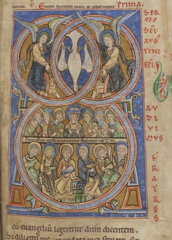 Breviaire de Montieramey 1150-1200 BNF ms. Latin 796 fol 182r