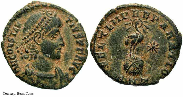 Constance II 348-351 RIC 129 (VIII, Antioch)