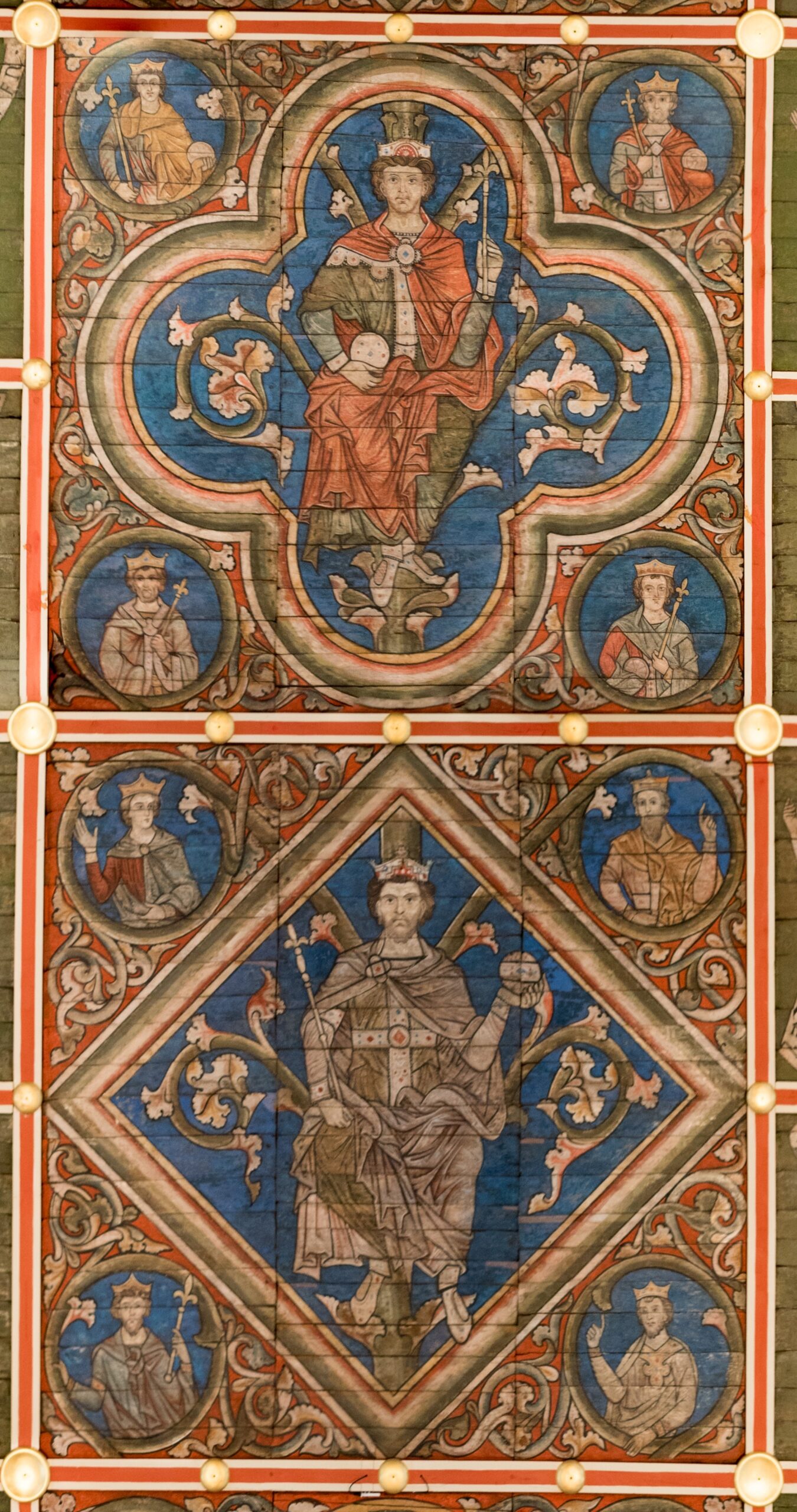 Hildesheim_Michaeliskirche 1230 Roi Josue Roi Ezechiel