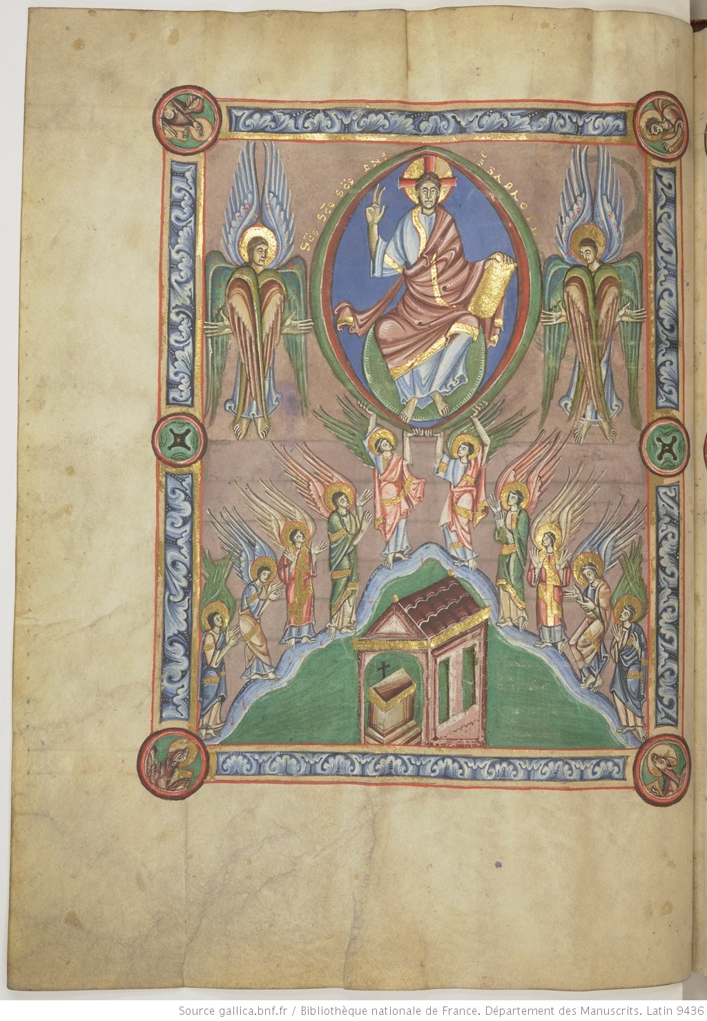 Missel de Saint Denis 1041-60 BNF 9436 fol 15v
