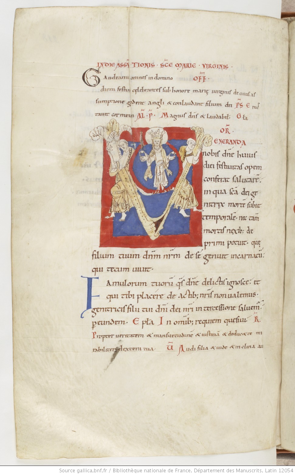Missel de St Maur 1075-1125 BNF Lat 12054 fol 218v