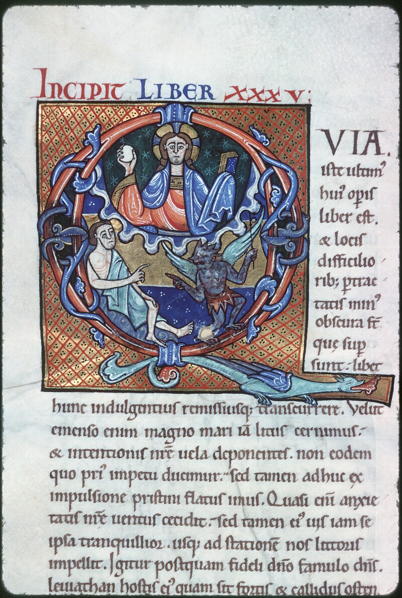 Moralia in Job 1150 Tours BM MS 321 fol 330v IRHT