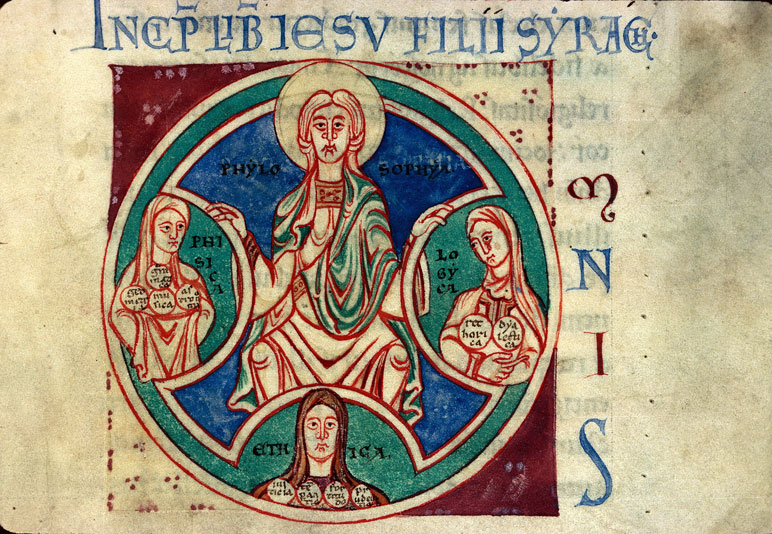 Philosophie et arts liberaux Bible de Saint Thierry, Reims, BM ms 3 f.25