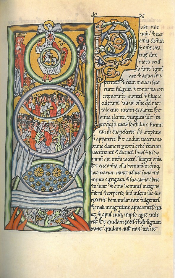 Scivias Wiesbaden (disparu) 1180 ca Vision 13 fol 224v Choeur d'anges et de Vierges