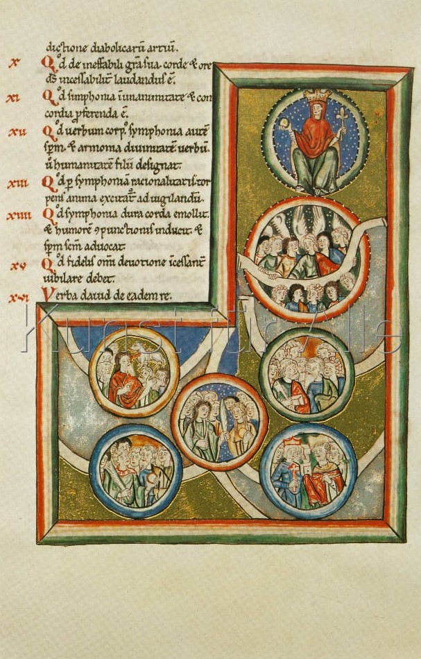 Hildegard v. Bingen, Scivias, Illustr. - Hildegard v.Bingen/Scivias/Illustr./ C12 - Hildegarde de Bingen, Scivias, Ill.