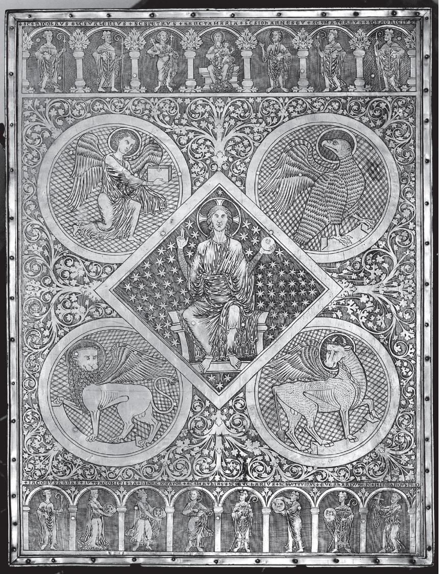 Staurotheque de Saint Matthias, 1243-57, Eglise Saint Matthias, Treves detail