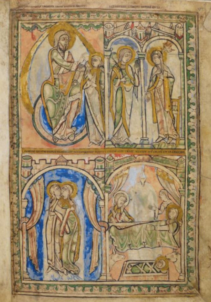 Winchester psalter 1150 Cotton MS Nero C IV fol 10r