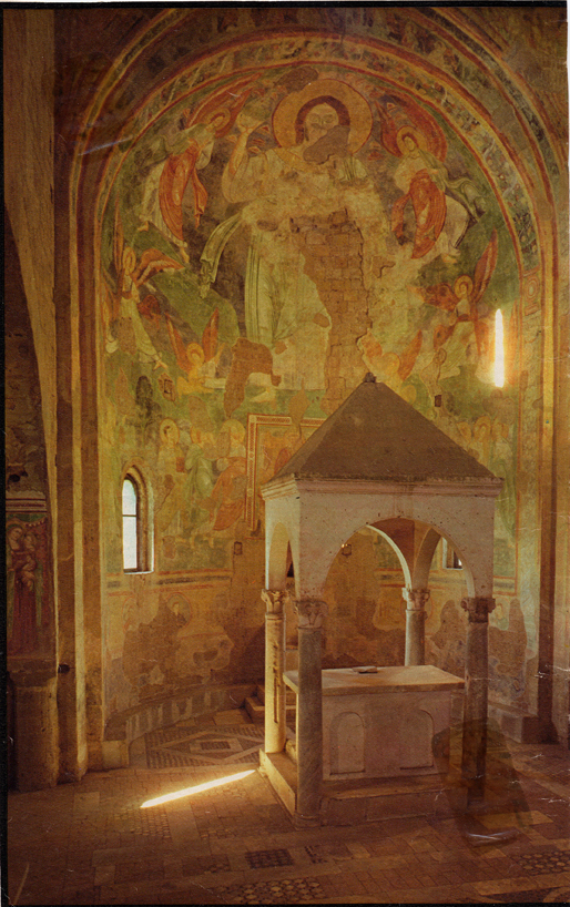 abside de san pietro di tuscania Ascension du Christ