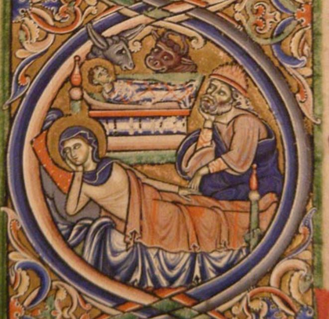 1150–80 Winchester Bible fol 5r Cathe