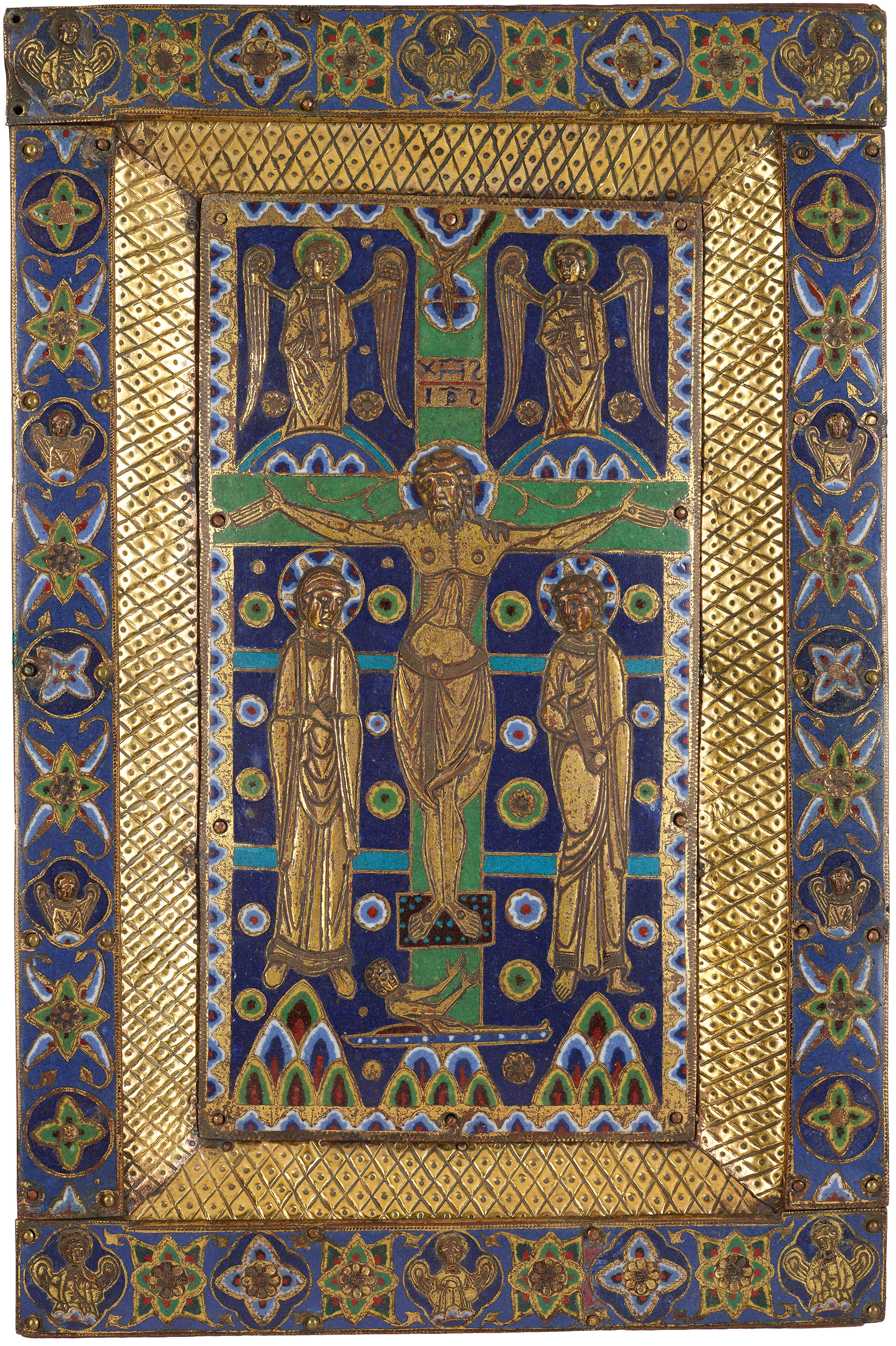 1185-90 Crucifixion dogmatique atelier de la cour d'aquitaine Morgan Library
