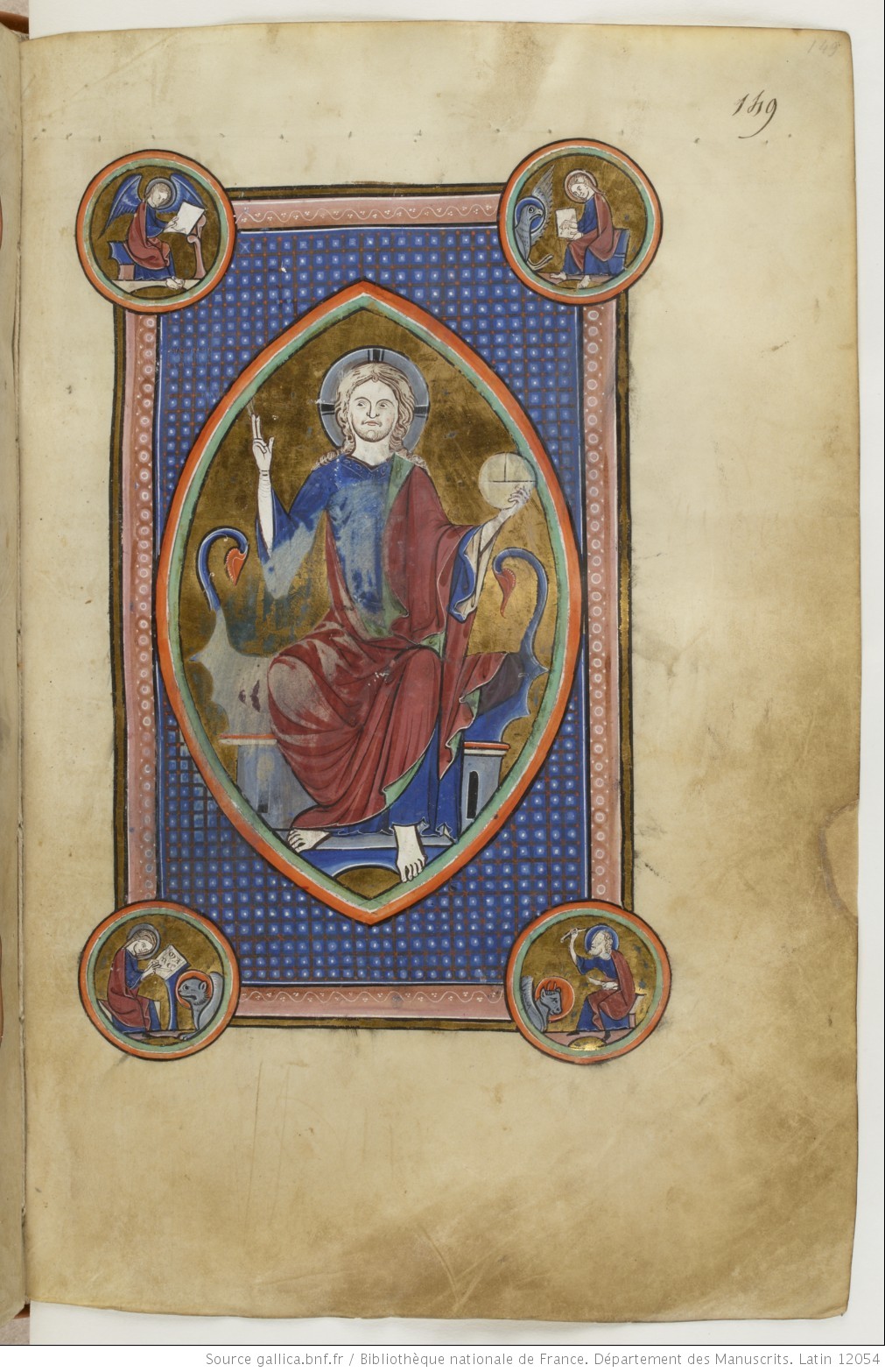 G2 St.-Corneille Painter Missel de St.Maur BNF Lat 12054 fol 149r