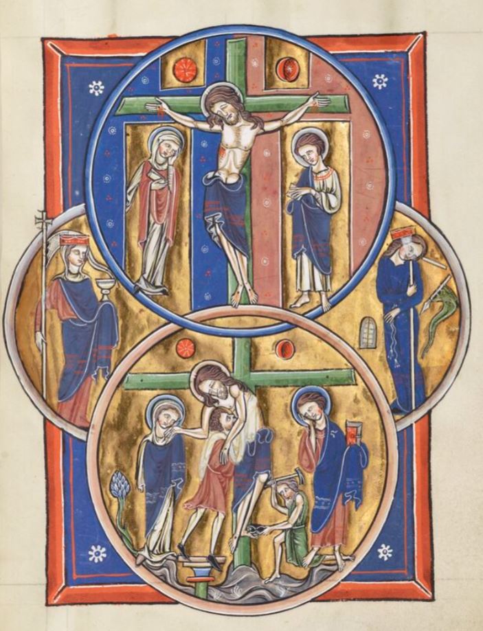 Psautier de Blanche de Castille vers 1220 Arsenal MS 1186 fol 24r