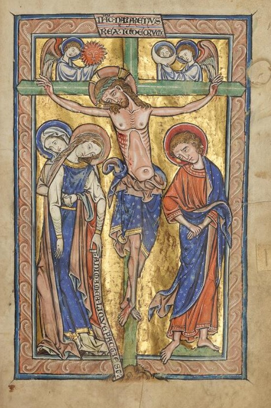 missel henry de chinchester Salisbuy vers 1250 manchester The John Rylands Library, Latin MS 24 fol 152r