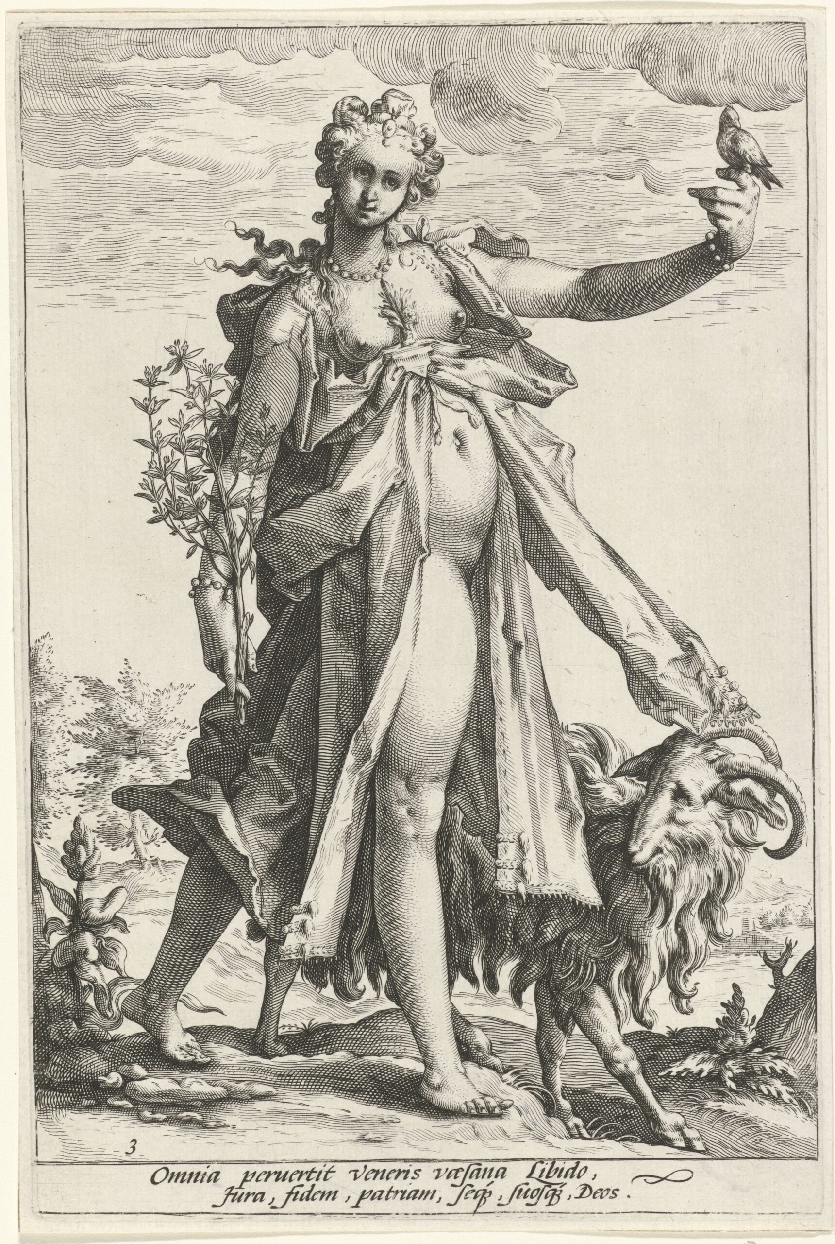 1585-89 Luxuria, Jacob Matham (attributed to), after Hendrick Goltzius, Rijksmuseum