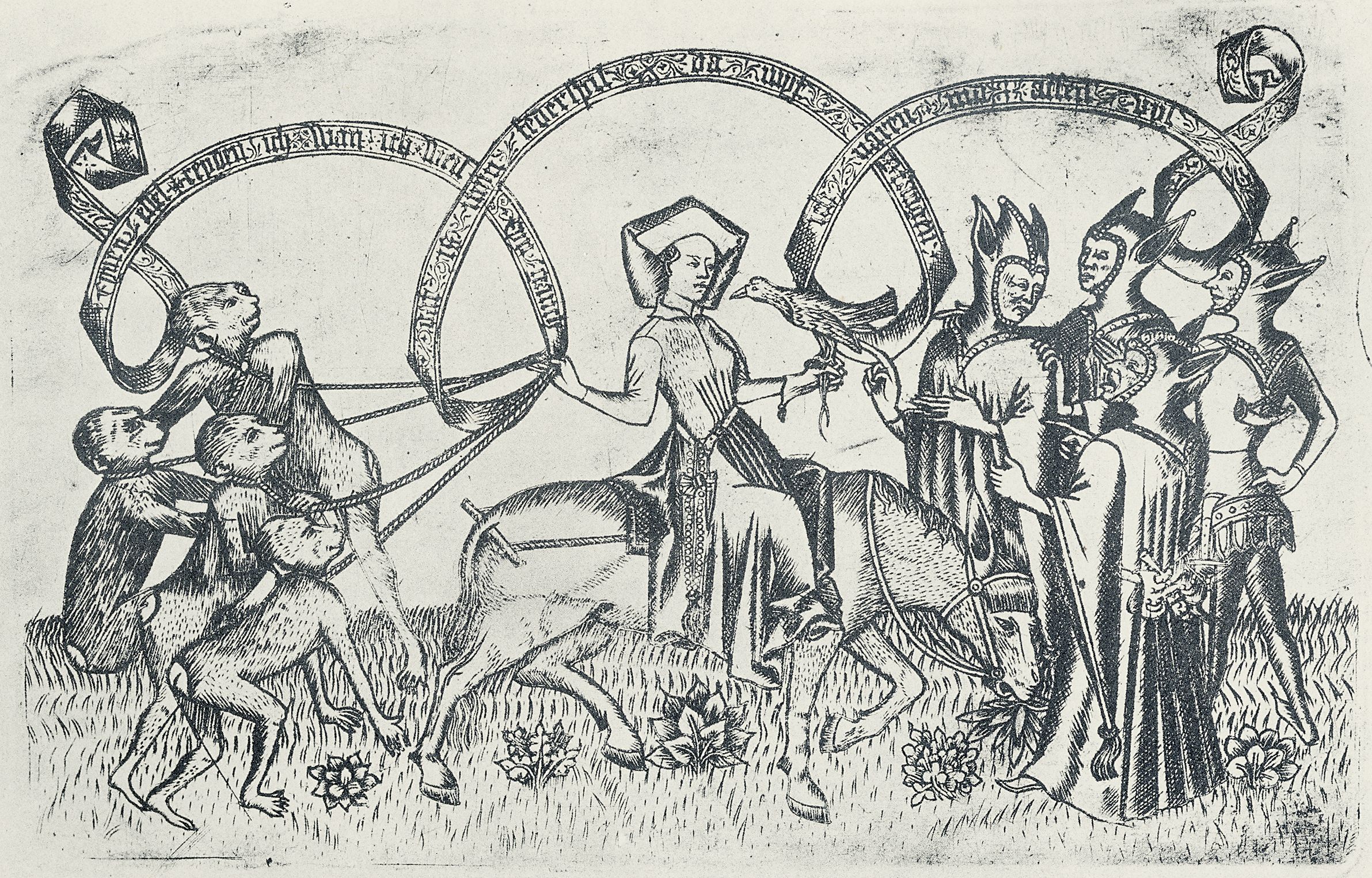 Meister der Weibermacht 1451–1475 Macht_des_Weibes Staatliche Grafische Sammlung Munich