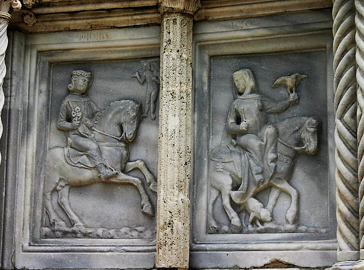 Nicola et Giovanni Pisano 1275 Perugia_-_Fontana_Maggiore_Mesi_Maggio