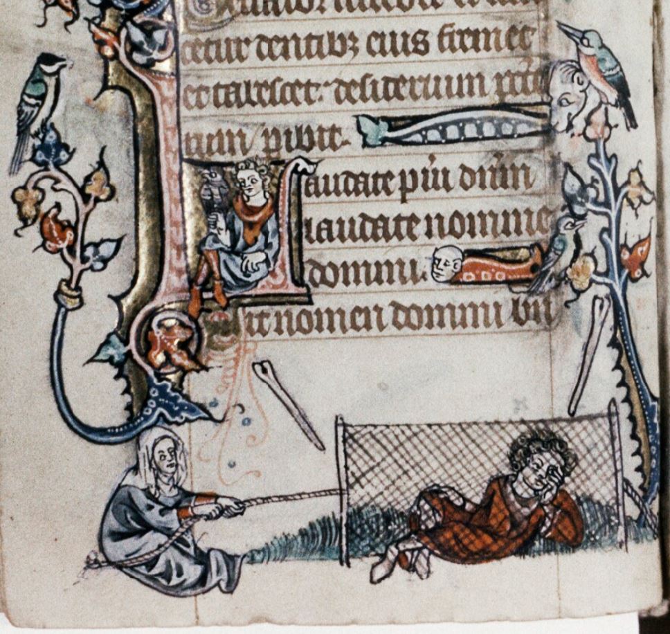 Psalter. Flandres 1325 ca Bodleian Library MS. Douce 6 fol 83v