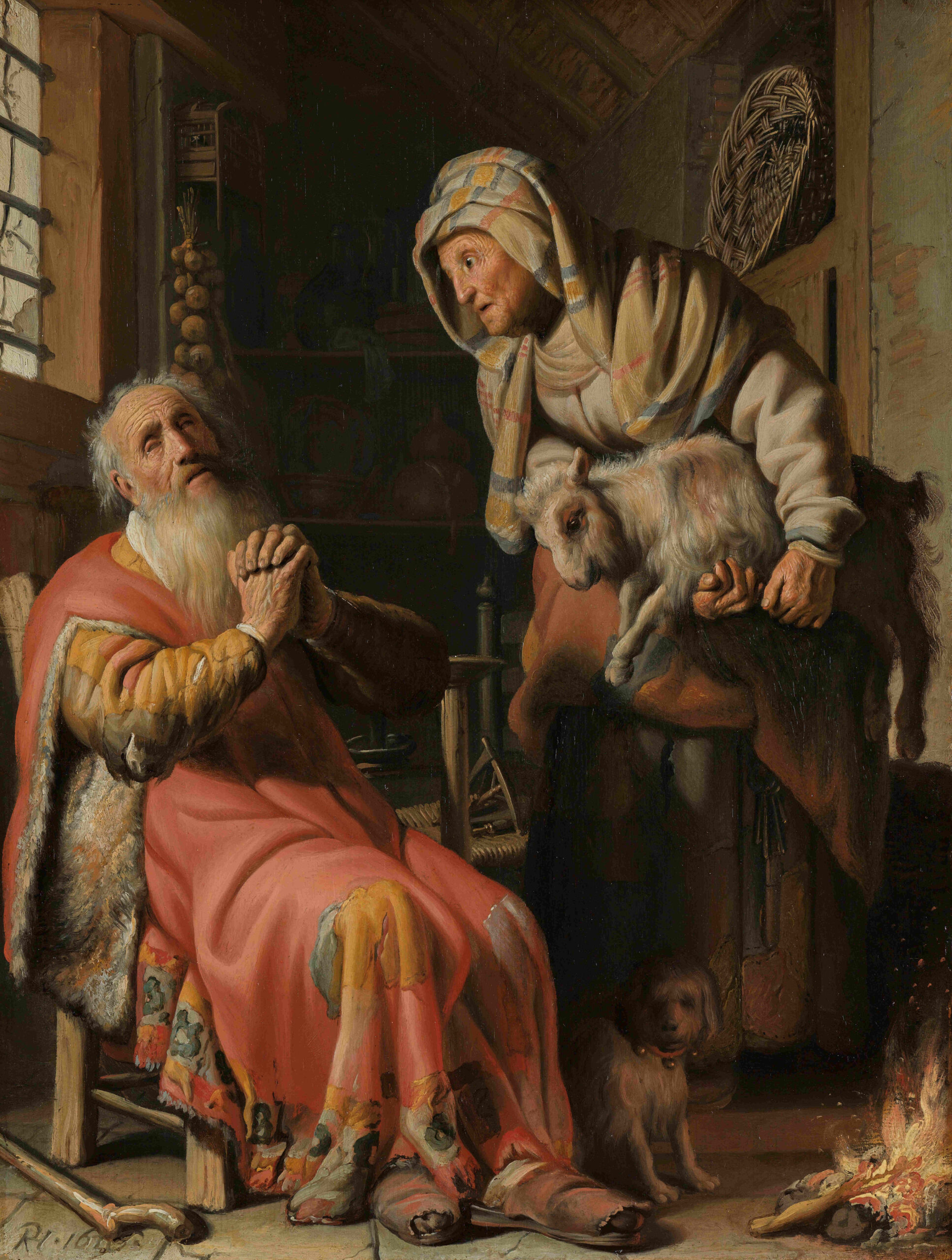 1626 Rembrandt van Rijn Tobit and Anna with the Kid Rijksmuseum reduit