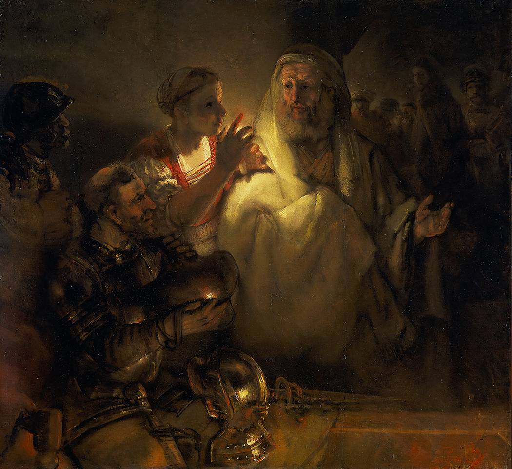 1660 Le Reniement de saint Pierre Rembrandt Rijksmuseum