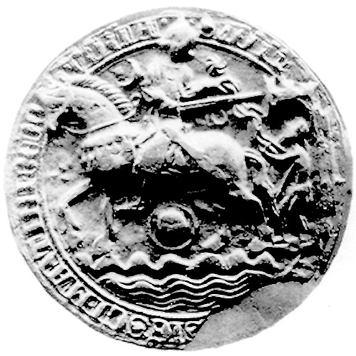 1240–1260 Seal of Dover Priory London, British Museum, Catalogue of Seals, I (1887) , I, p. 536(3066)