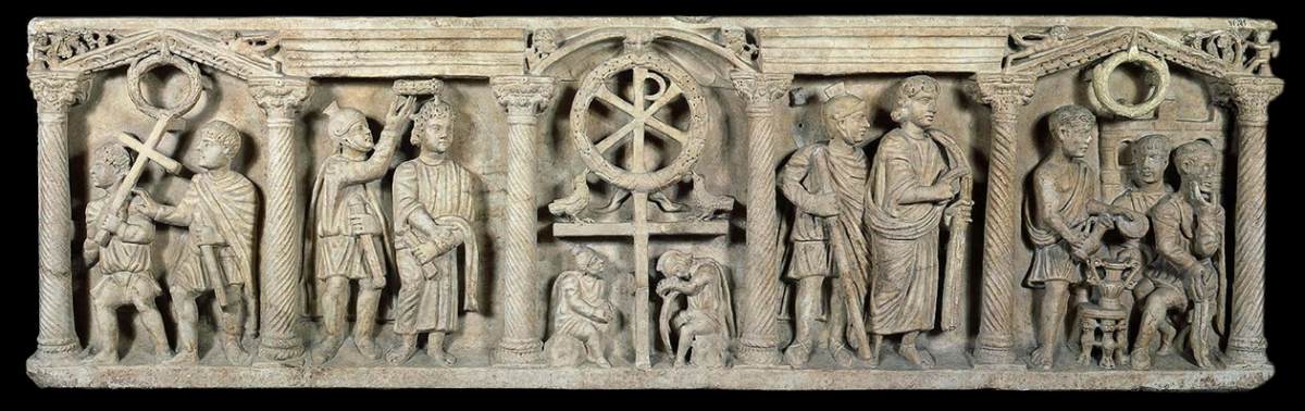 325-50 Sarcophage no 171 de la serie dit de la Passion, Museo Pio Cristiano, Vatican