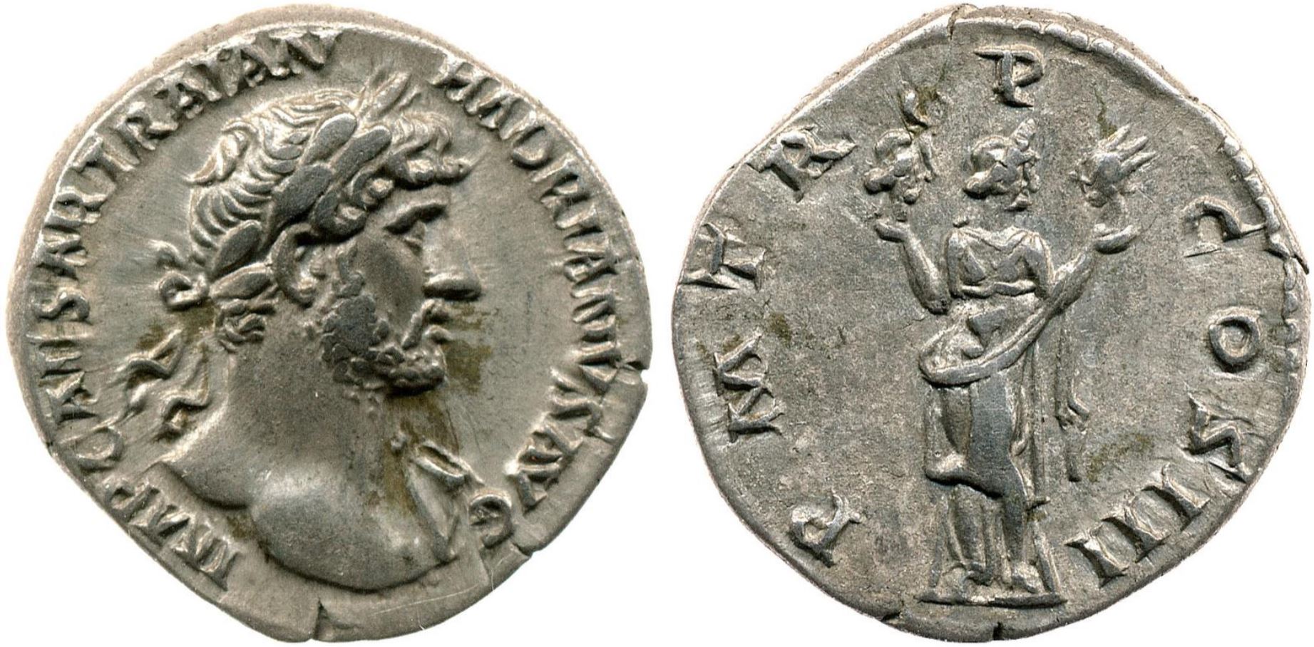 Aeternitas Hadrien Denier argent mi118-mi 121 British Museum 1989,1117.4