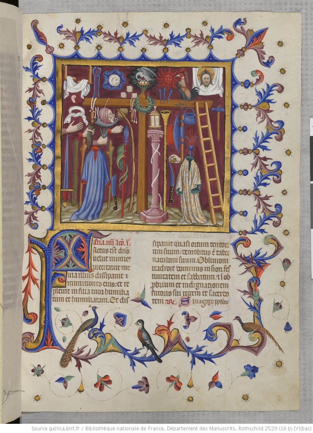 Breviaire de Martin d'Aragon, Catalogne, 1398-1410, BNF Rothschild 2529 (16 b) fol 215v