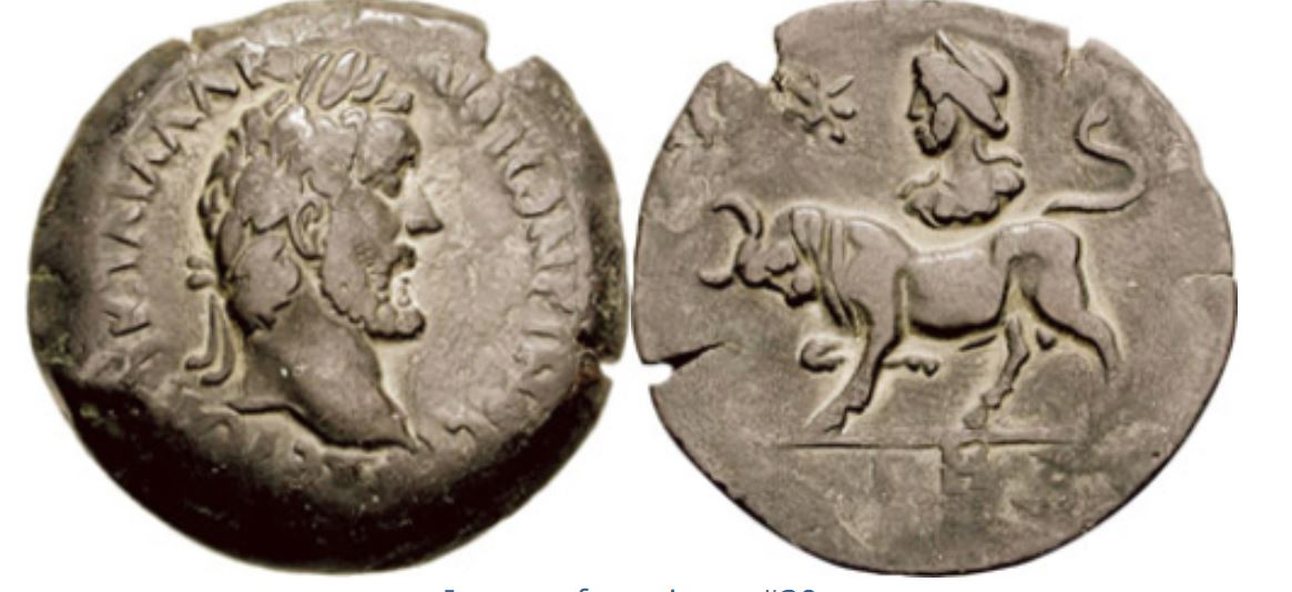 EtoileDansCroissant Aphrodite Antonin le Pieux 144-45 Alexandrie RPC IV.4, 13541