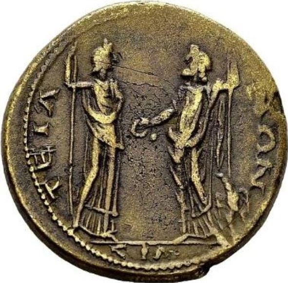 Isis Serapis Debout Hera Zeus Trajan 102-114 Tium Bithynie RPC III, 1185