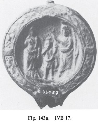Isis Serapis Debout lampe avec Harpocrate Tran 143a IVB 17