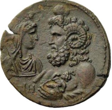 Isis Serapis Demeter Ammon Hadrien Alexandrie RPC III, 5883