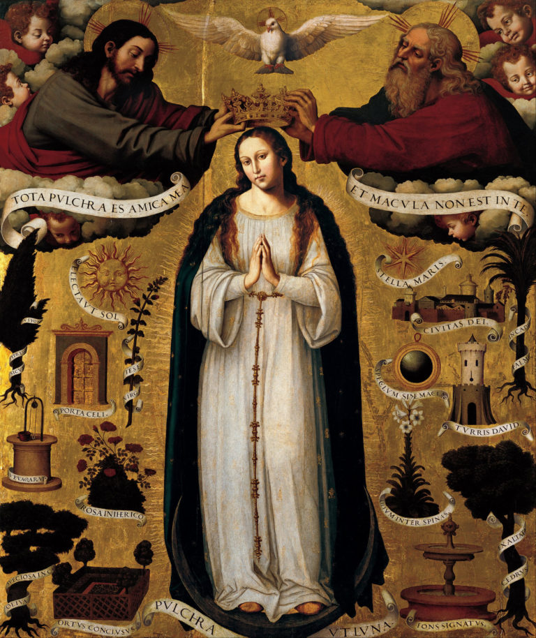 Joan_de_Joanes 1537 _The_Immaculate_Conception_-Fondation Banco Santander