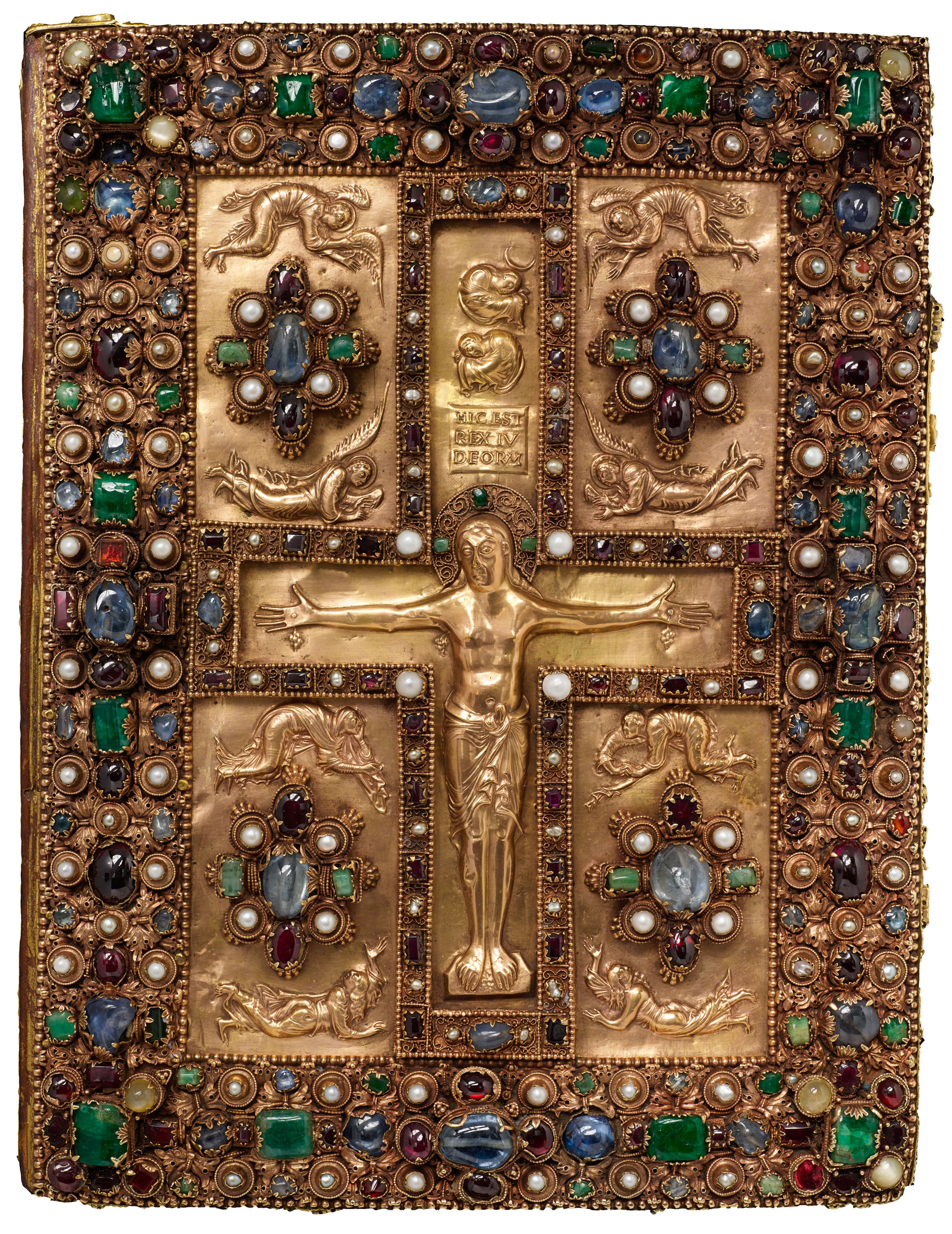 Lindau Gospels plat superieur 880-90 Morgan Library MS M1