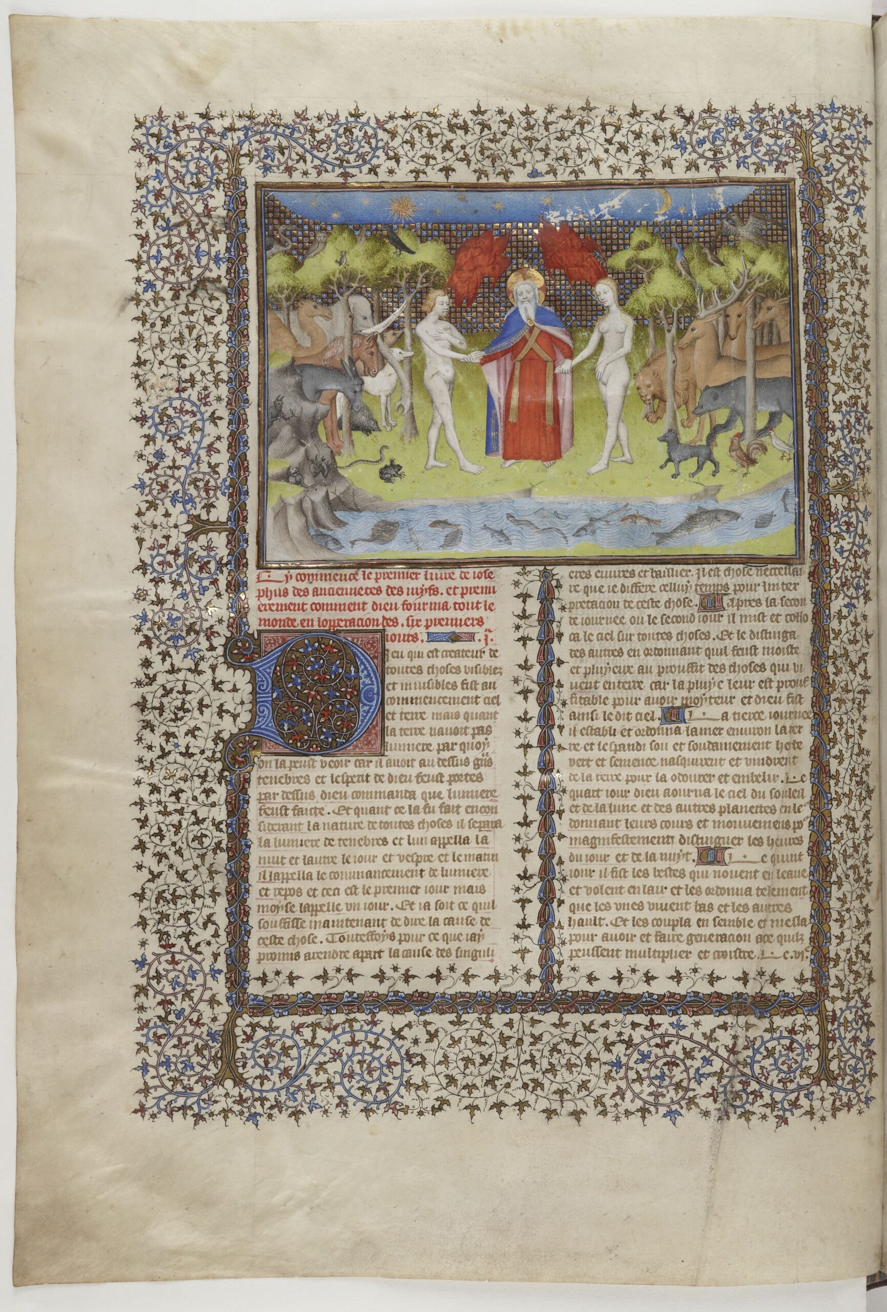 Maitre de la Cite des Dames, Antiquites judaïques vers 1410 BNF FR 6446 fol 3v