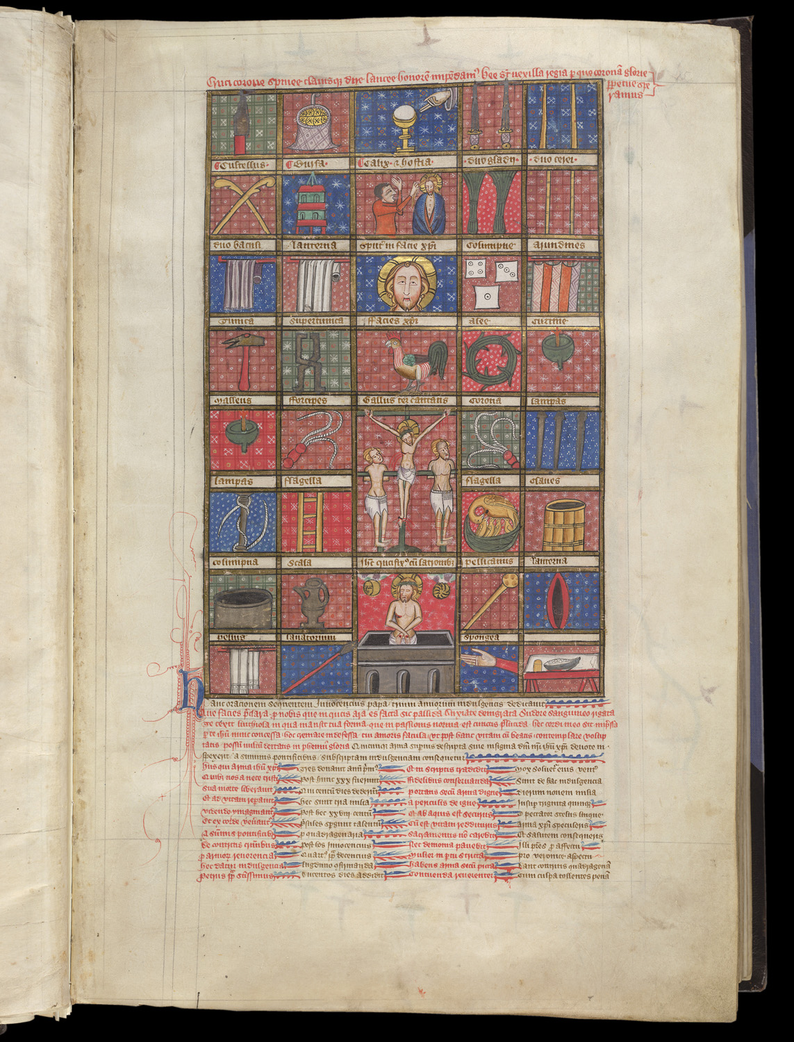 Omne Bonum de James le Palmer, 1360-75, Royal 6 E VI fol 15 detail