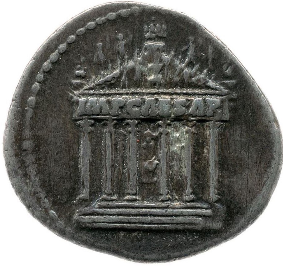 Temple Jupiter 95-96 Denier de Domitien British Museum