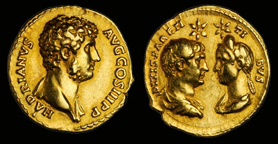 Trajan Plotine Hadrien Aureus