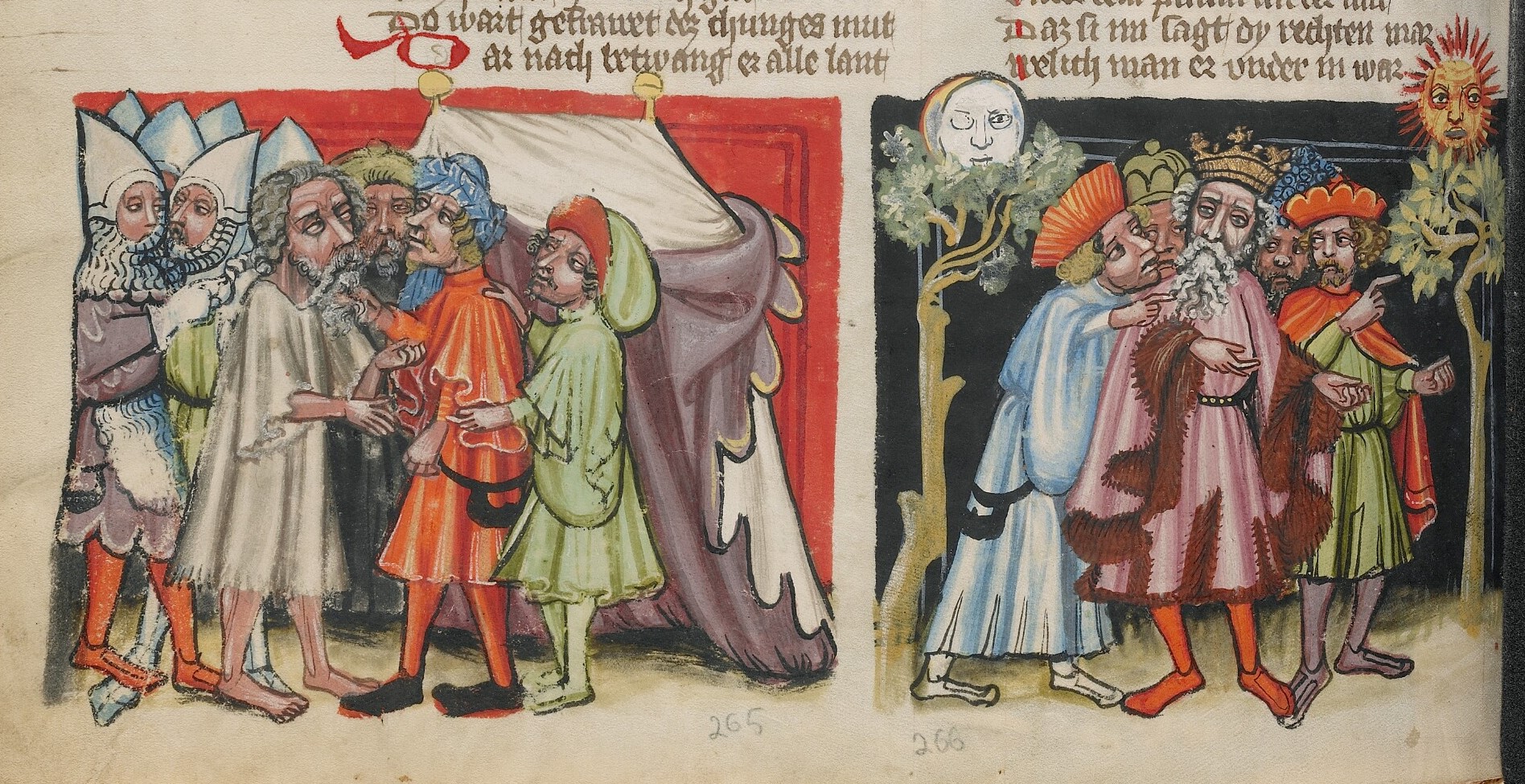 alexandre 1400–10 Rudolf von Ems Weltchronik The J. Paul Getty Museum, Ms. 33, fol. 221v