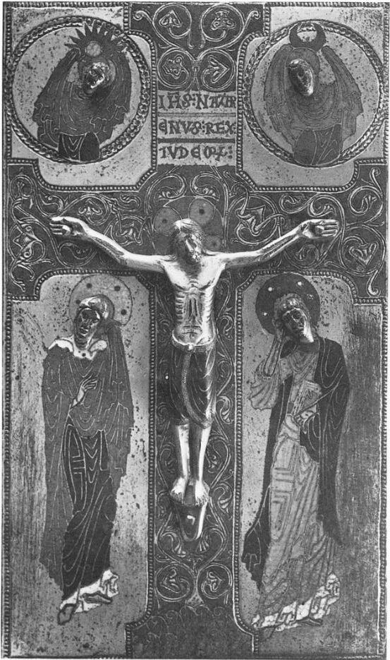 orfevrerie Crucifixion cosmique1165-75 Instituto valencia de Don Juan Madrid Inv 4251