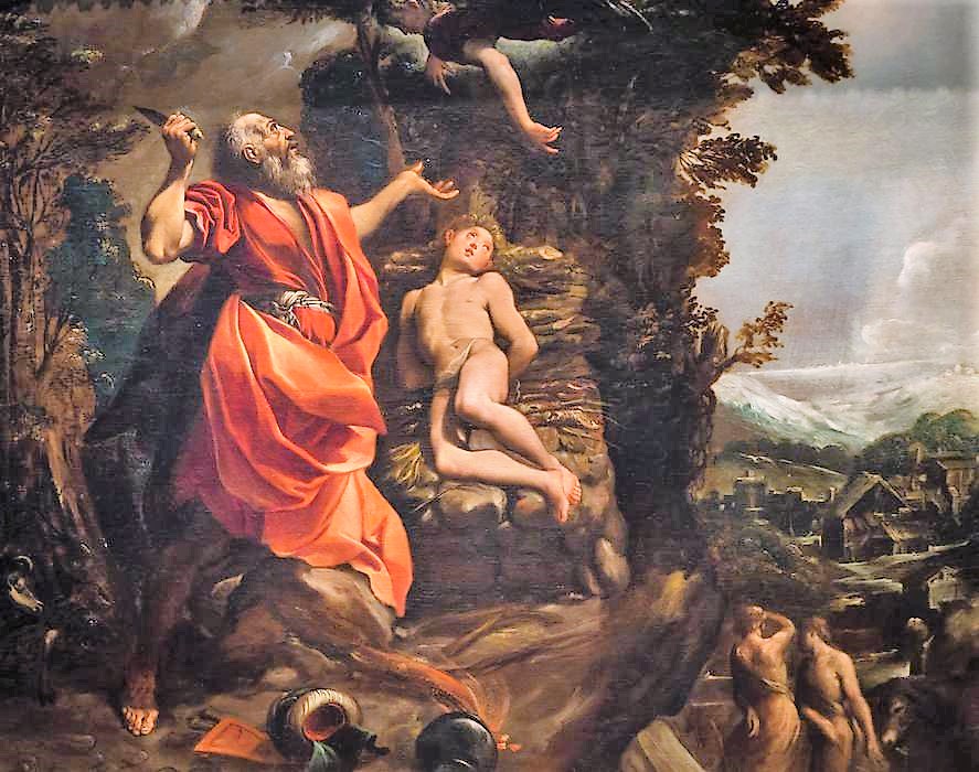 1584-86 Carracci Il Sacrificio di Isacco Pinacoteca dei Musei vaticani
